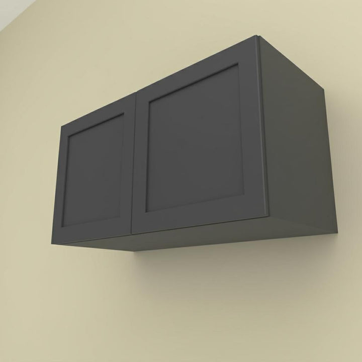 Hampton Bay Designer Series Melvern Storm Gray Shaker Wall Kitchen Cabinet