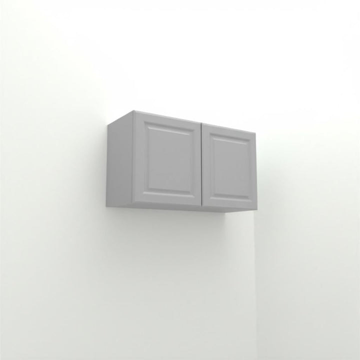 Hampton Bay Designer Series Elgin Wall Kitchen Cabinet in Heron Gray