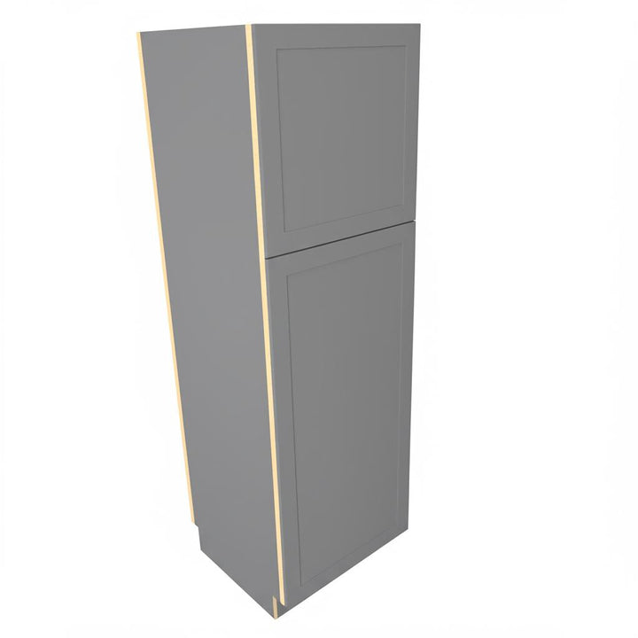 Hampton Bay Cambridge Gray Shaker Pantry Cabinet with Adjustable Shelves