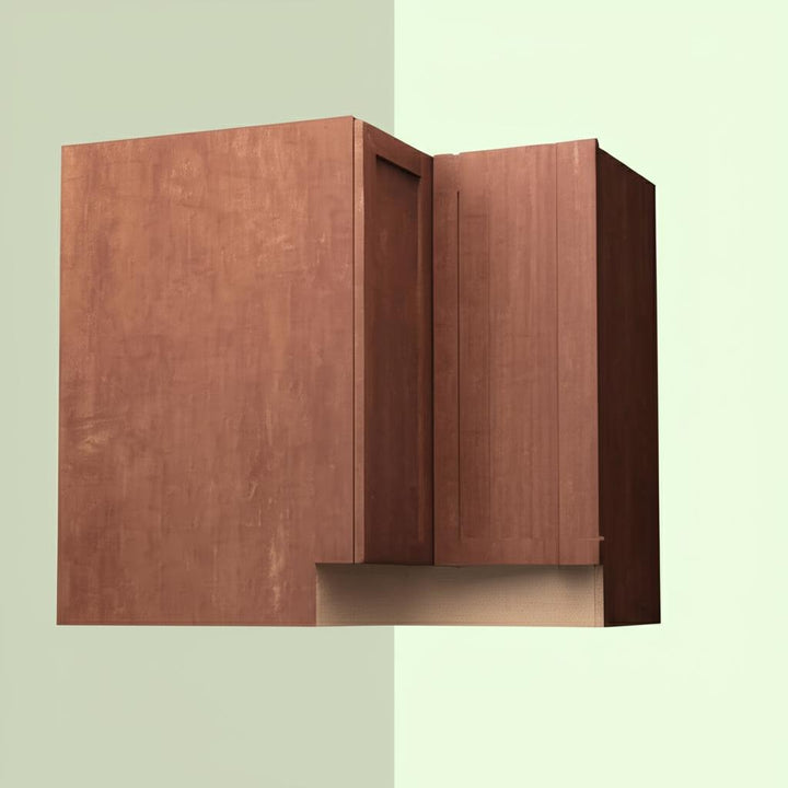 Hampton Bay Designer Series Soleste EZ Reach Corner Base Kitchen Cabinet in Spice