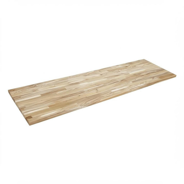 Hampton Bay 6 ft. Unfinished Teak Butcher Block Island Countertop