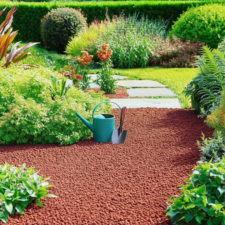 Vigoro 0.5 cu. ft. Bagged Decorative Stone Red Lava Rock – Landscape Ground Cover