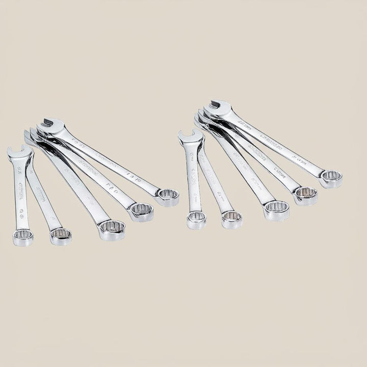 Husky SAE/MM Large Combination Wrench Set (10-Piece)