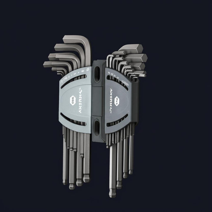 Husky Ball-End Hex Key Set, SAE/MM, 26-Piece