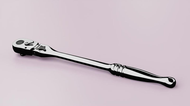 Husky 1/2 in. Drive 100-Position Locking Flex-Head Ratchet