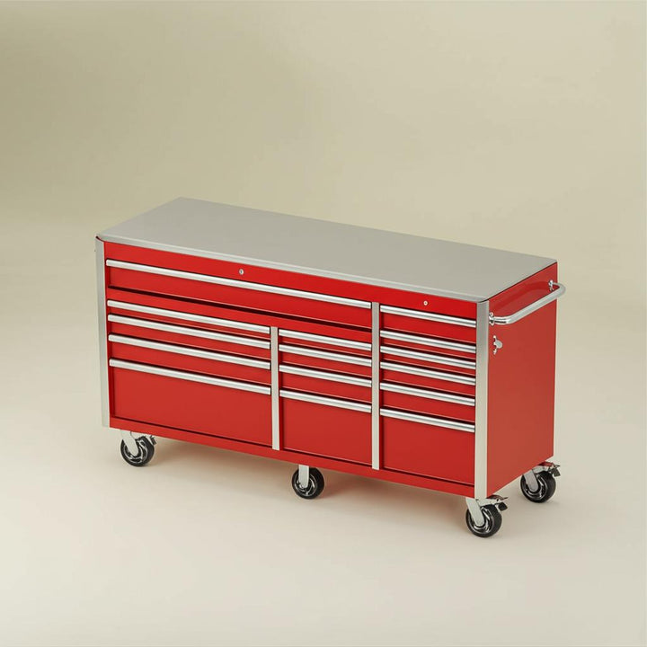 Husky 72 in. Heavy-Duty Mobile Workbench with Tool Set