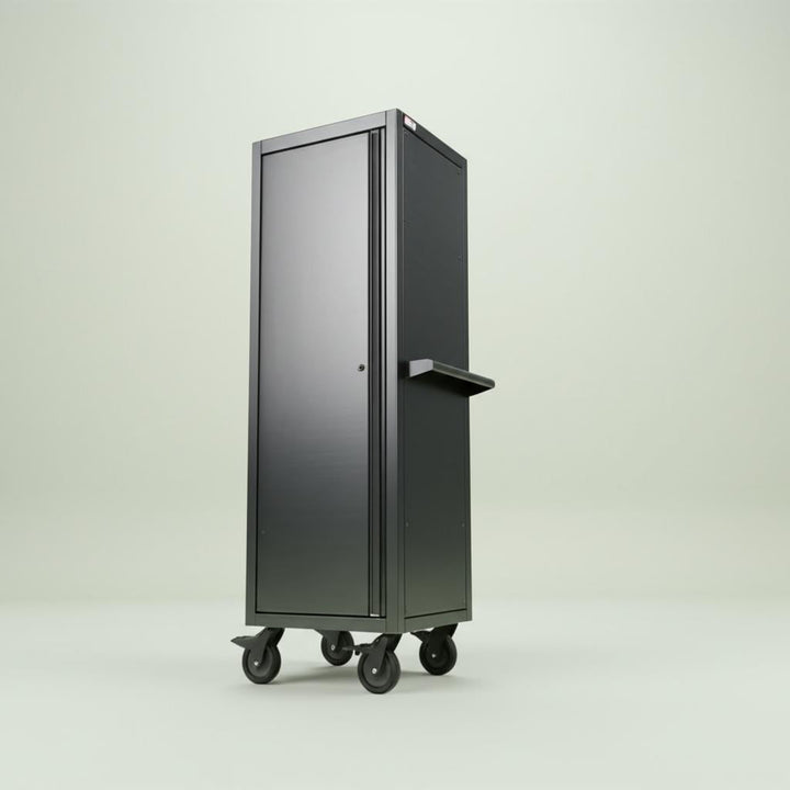 Husky Modular Tool Storage 24 in. W x 24 in. D Heavy Duty Matte Black Modular Tall Side Tool Chest Locker