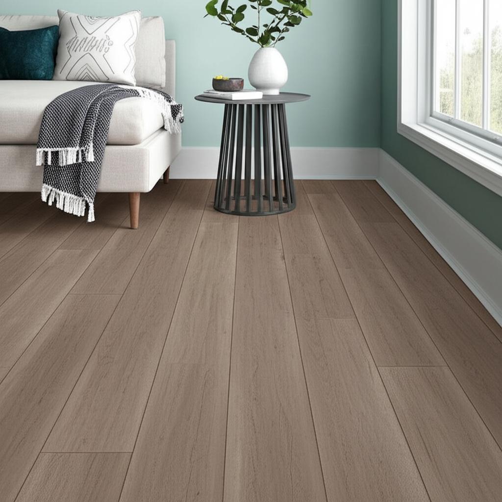 Home Decorators Collection Hand Scraped Strand Woven Earl Grey Bamboo Flooring
