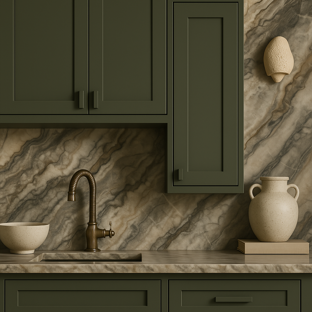Hampton Bay Avondale Shaker Wall Kitchen Cabinet, 9 in. W x 12 in. D x 30 in. H, Fern Green