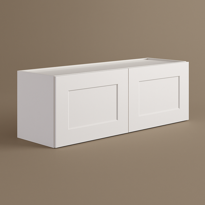 Design House Brookings Solid Wood Shaker Kitchen Cabinet W3312, 33x12x12 in, White