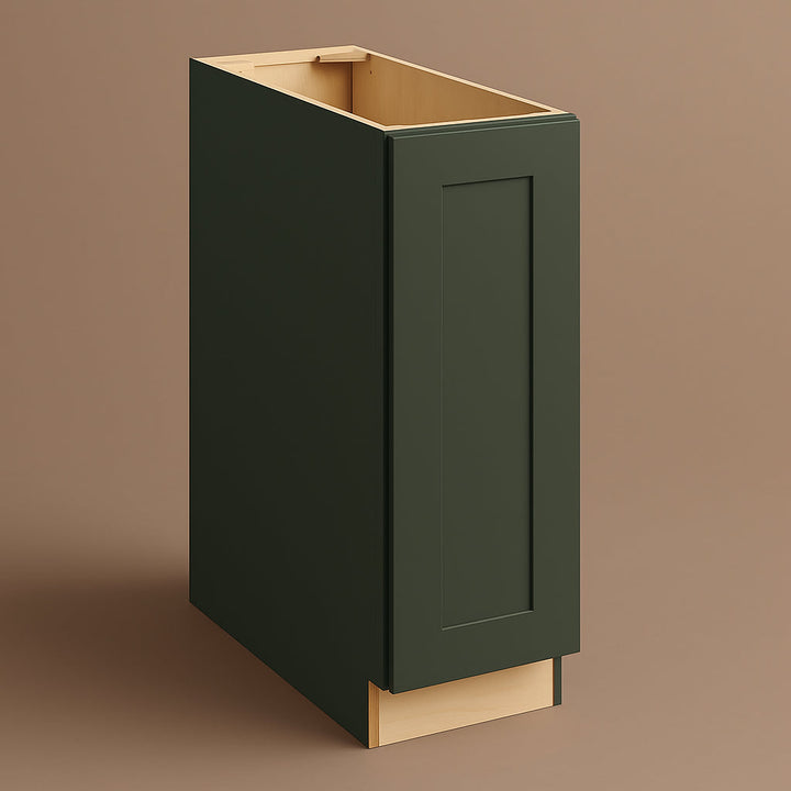 Hampton Bay Avondale Shaker Base Kitchen Cabinet, 9 in. W x 24 in. D x 34.5 in. H, Fern Green