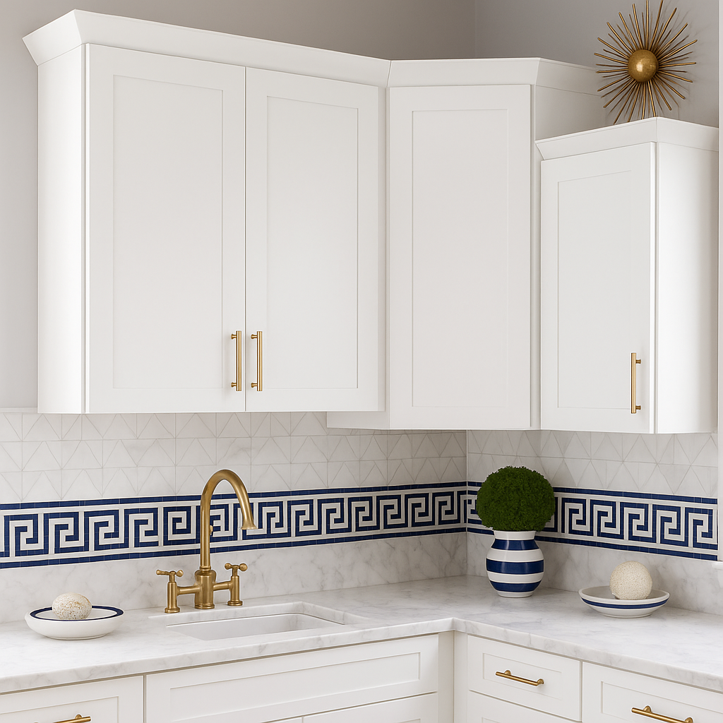 Hampton Bay Avondale 30 in. Alpine White Shaker Wall Kitchen Cabinet