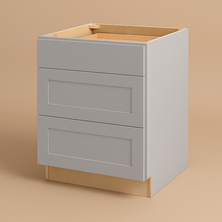 Hampton Bay Avondale 24-inch Dove Gray Shaker Drawer Base Cabinet
