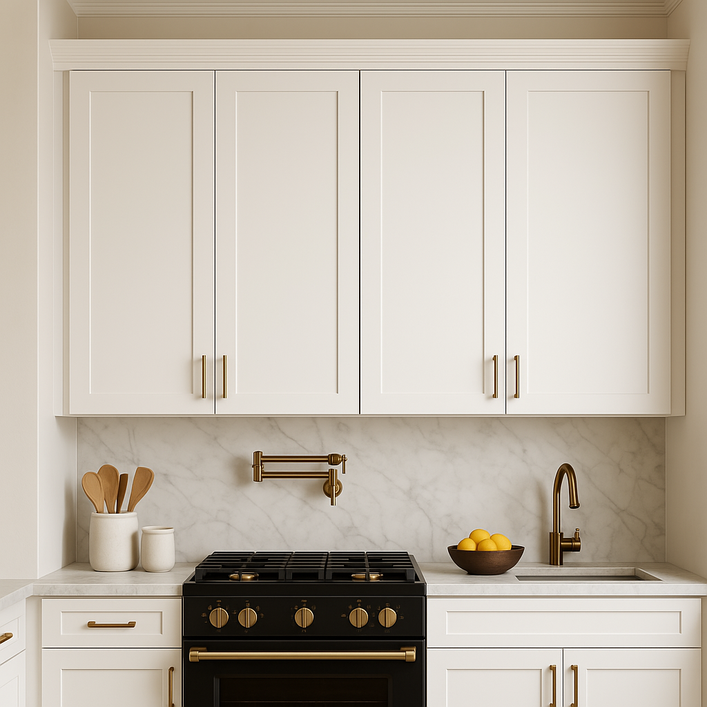 Hampton Bay Avondale 36 in. W x 12 in. D x 42 in. H Ready to Assemble Plywood Shaker Wall Kitchen Cabinet in Alpine White
