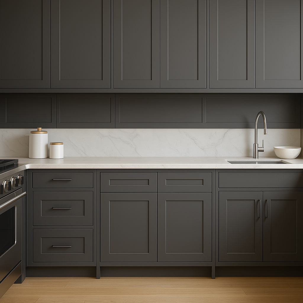 MILL'S PRIDE Richmond Venetian Onyx Shaker Base Kitchen Cabinet - Soft Close, Ready to Assemble