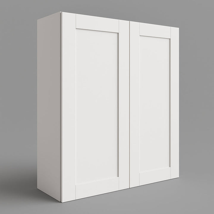 MILL'S PRIDE Richmond Verona White Shaker Wall Kitchen Cabinet - 30 in W x 12 in D x 42 in H