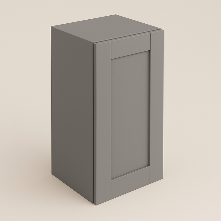 MILL'S PRIDE Richmond Vesuvius Gray Plywood Shaker Wall Kitchen Cabinet