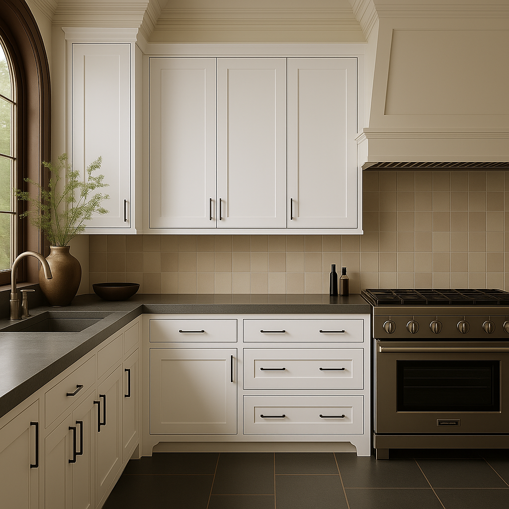 MILL'S PRIDE Richmond Verona White Shaker Wall Kitchen Cabinet - 9 in W x 12 in D x 36 in H