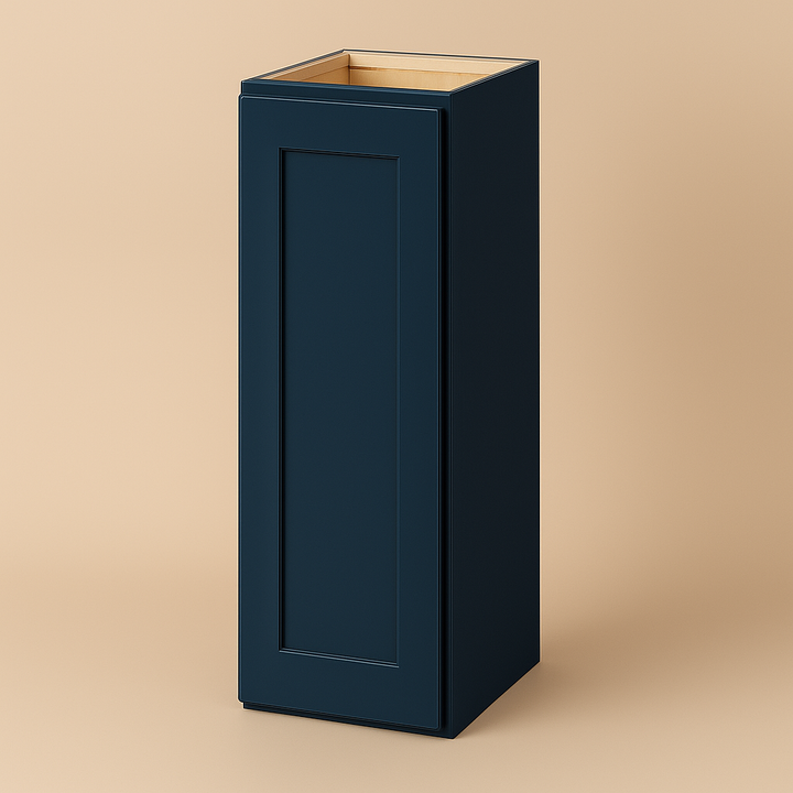 Hampton Bay Ink Blue Shaker Wall Kitchen Cabinet - 12x12x30 Inches