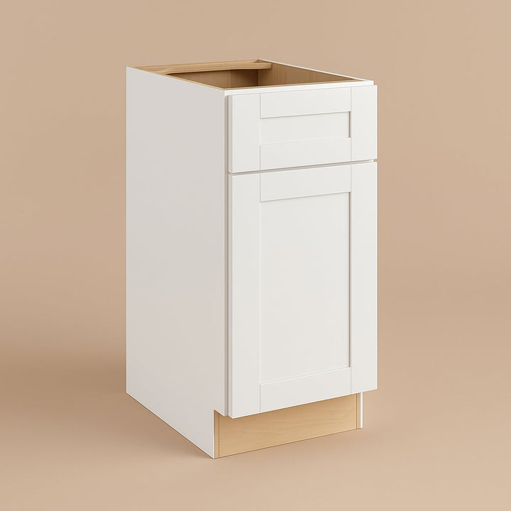 MILL'S PRIDE Richmond Verona White Shaker Base Kitchen Cabinet - 12 in W x 24 in D x 34.5 in H