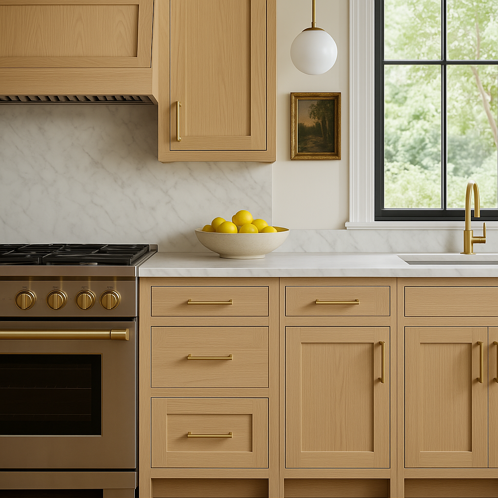 Hampton Bay Avondale White Oak Shaker Base Kitchen Cabinet - Ready to Assemble