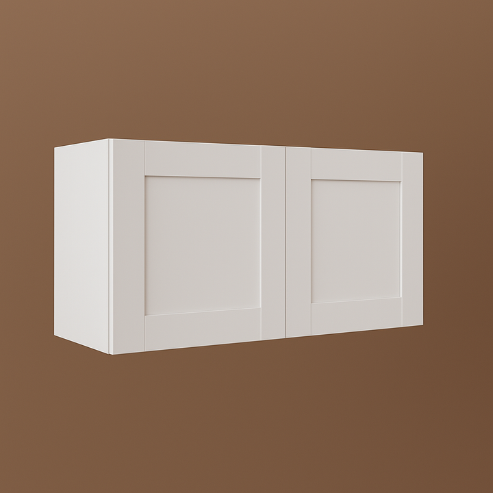 MILL'S PRIDE Richmond Verona White Shaker Wall Kitchen Cabinet - 36" W x 12" D x 24" H