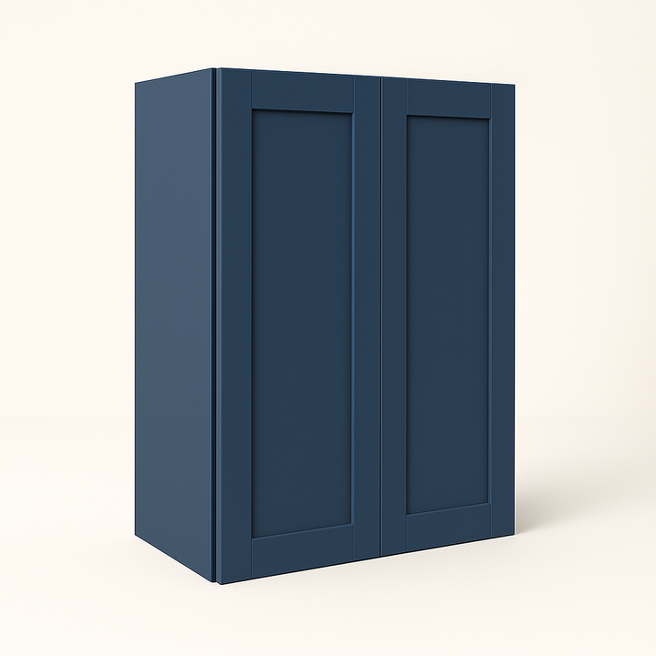 MILL'S PRIDE Valencia Blue Wall Kitchen Cabinet - 24" W x 12" D x 36" H