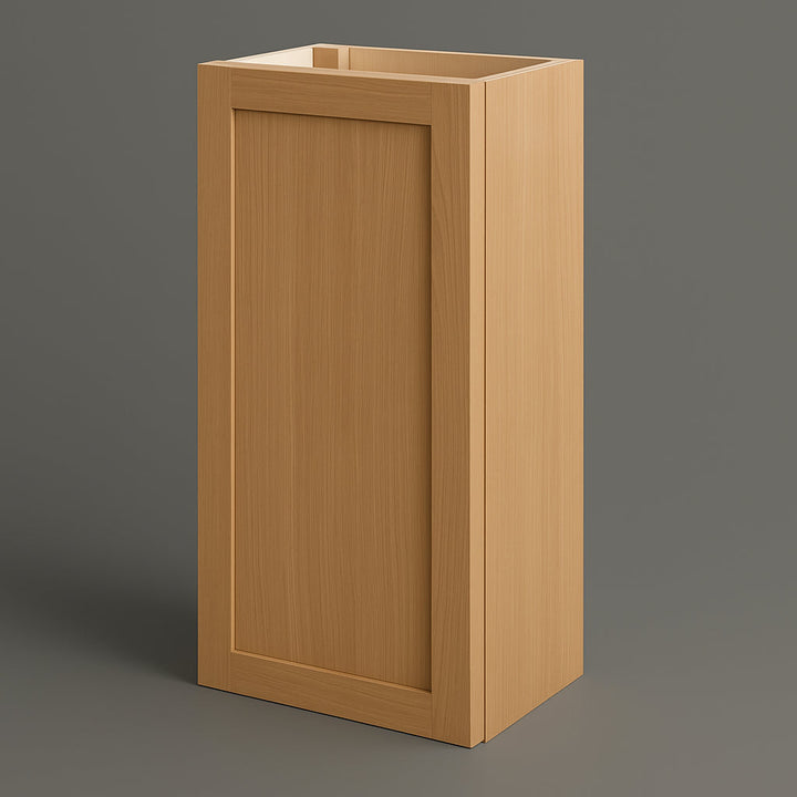 Hampton Bay Avondale Shaker Wall Kitchen Cabinet, White Oak, 18x12x42
