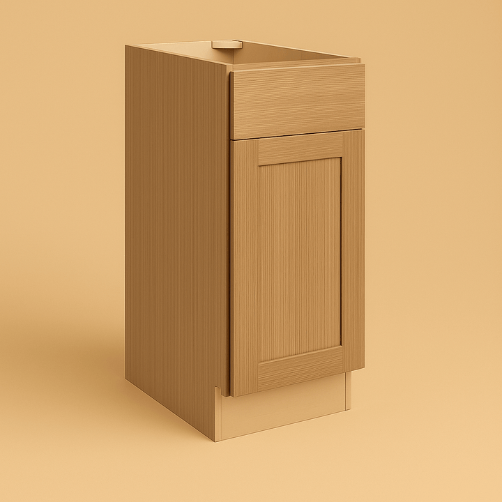 Hampton Bay Avondale Shaker Base Kitchen Cabinet in White Oak