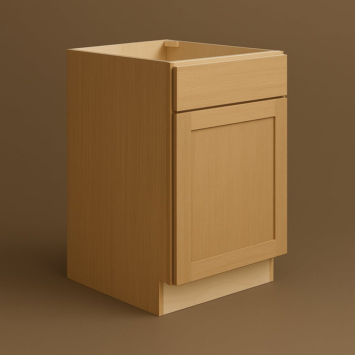 Hampton Bay Avondale Shaker Base Kitchen Cabinet in White Oak