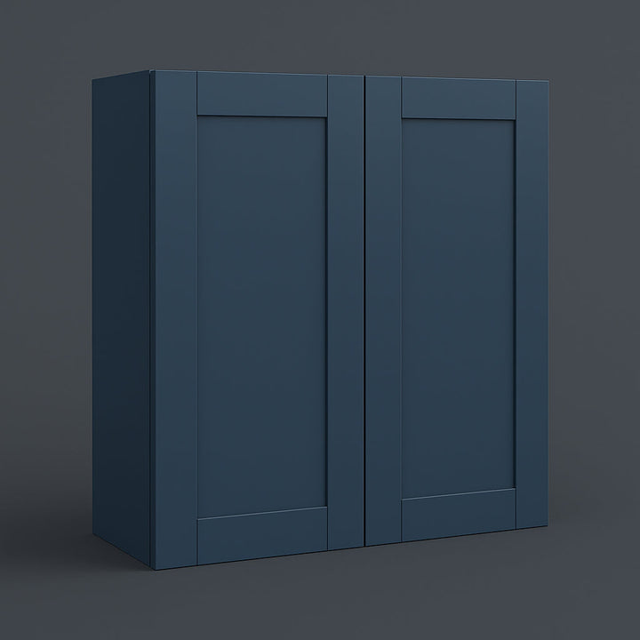 MILL'S PRIDE Valencia Blue Shaker Wall Kitchen Cabinet - 30" W x 12" D x 30" H