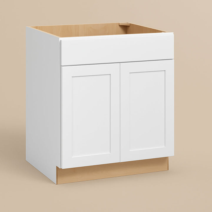 Hampton Bay Avondale ADA Sink Base Kitchen Cabinet, Alpine White