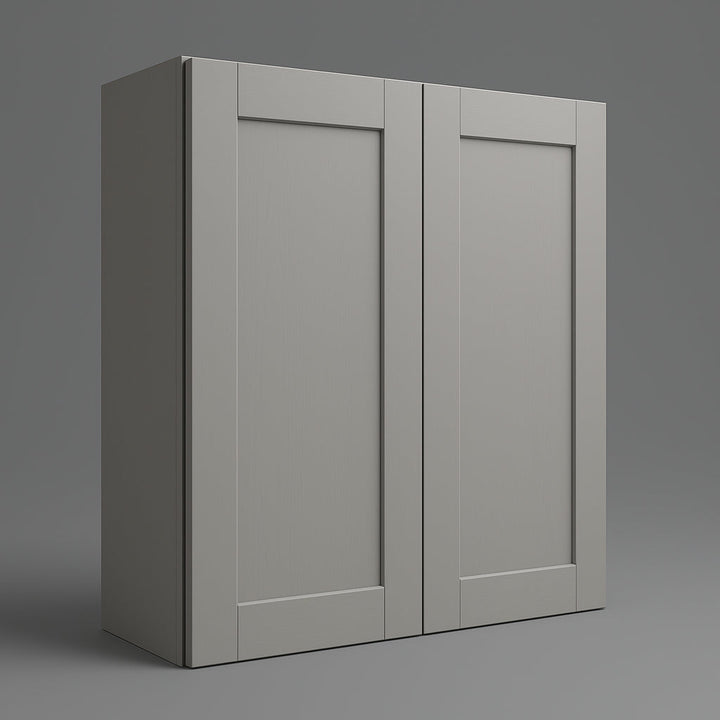 MILL'S PRIDE Richmond Vesuvius Gray Plywood Shaker Wall Kitchen Cabinet - Ready to Assemble