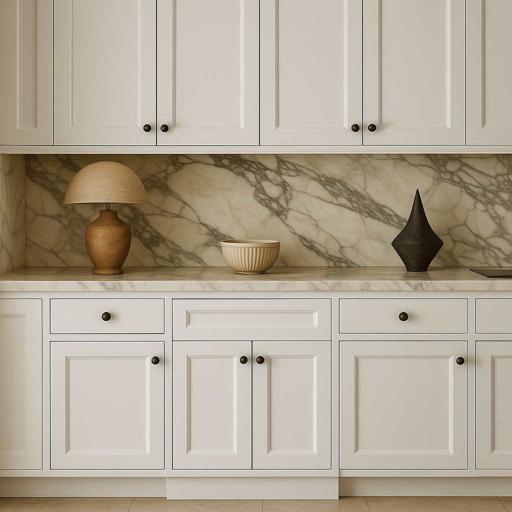 PELHAM & WHITE Keyport Shaker White Plywood Kitchen Cabinet, Tool-Free Assembly