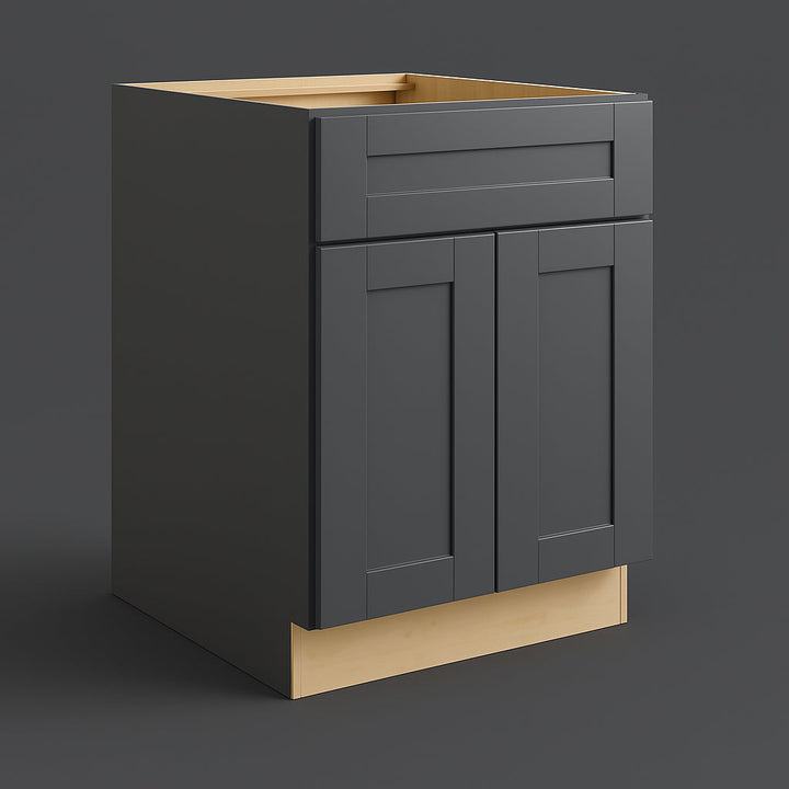 MILL'S PRIDE Richmond Venetian Onyx Shaker Base Kitchen Cabinet, Soft Close, 30x24x34.5 in