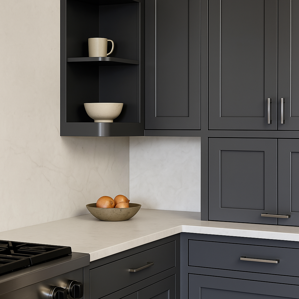 LIFEART CABINETRY Shaker Ready to Assemble Base Cabinet in Gray