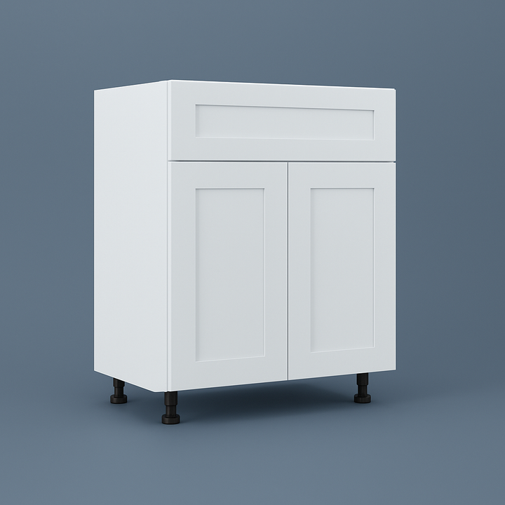 Cambridge Everest 30 in. White Shaker Base Kitchen Cabinet