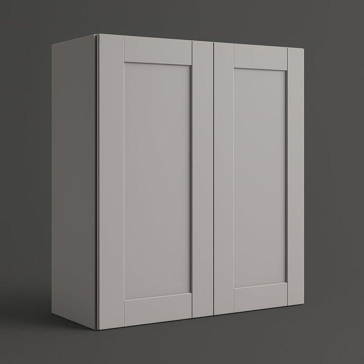 MILL'S PRIDE Richmond Vesuvius Gray Wall Kitchen Cabinet - 24 in W x 12 in D x 30 in H