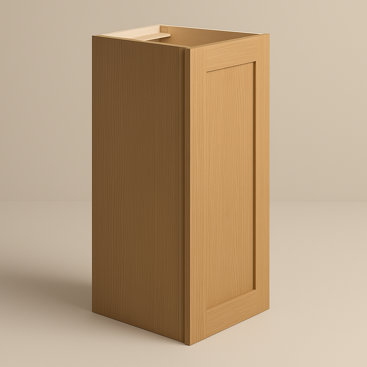 Hampton Bay Avondale Ready to Assemble Plywood Shaker Wall Kitchen Cabinet in White Oak