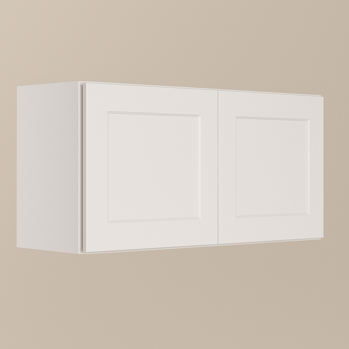 HOMEIBRO Shaker Dove Plywood Wall Bridge Cabinet - 30" W x 24" D x 15" H