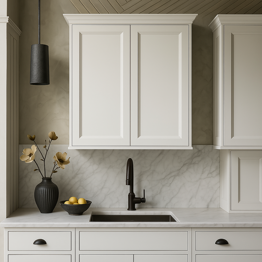 PELHAM & WHITE Keyport Shaker Wall Kitchen Cabinet, 27 in. W x 12 in. D x 30 in. H, White