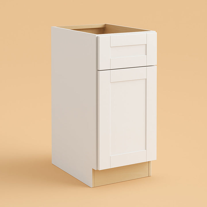 MILL'S PRIDE Richmond Verona White Shaker Base Kitchen Cabinet - 21 in W x 24 in D x 34.5 in H