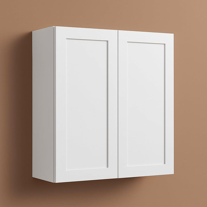 Cambridge Everest 27 in. Shaker Wall Kitchen Cabinet in White