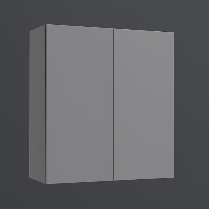 Cambridge Radiance Matte Grey Slab Wall Kitchen Cabinet - 36 in. W x 12 in. D x 30 in. H