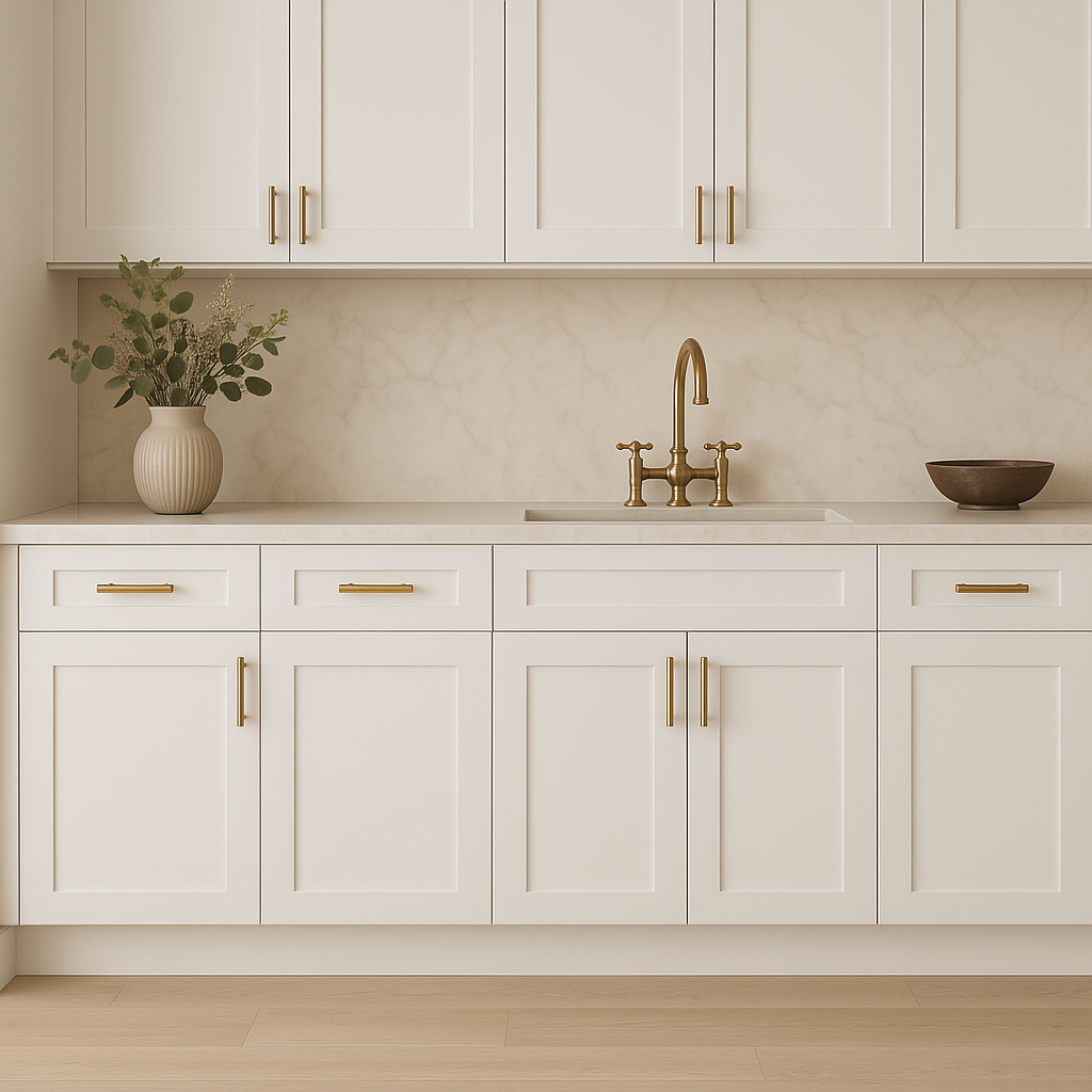 Plywell Ready to Assemble Shaker Base Cabinet with 1 Door and 1 Drawer in White