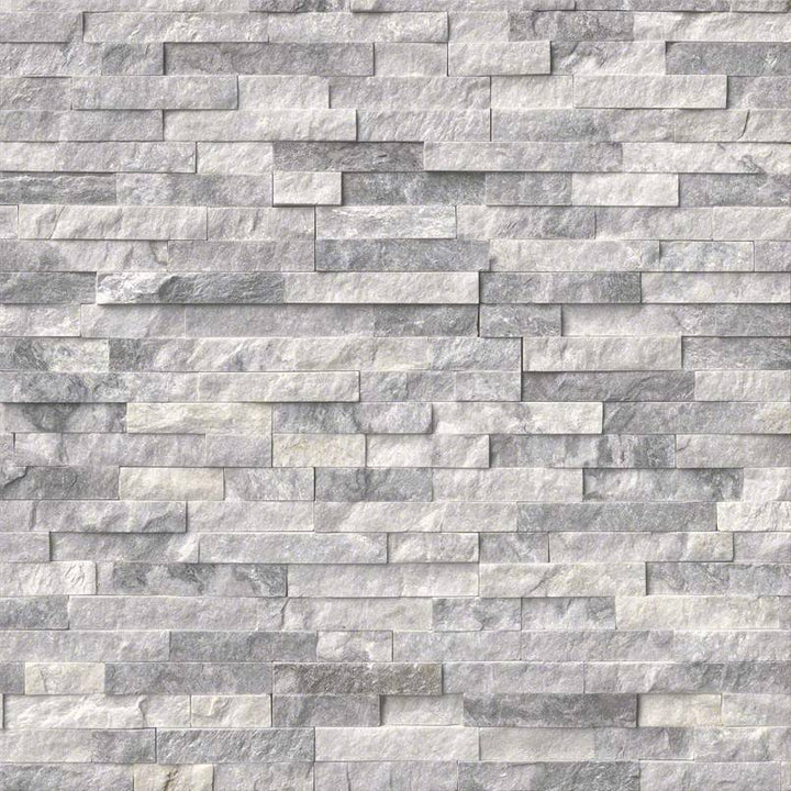 MSI Alaska Gray Ledger Panel 6 in. x 24 in. Natural Marble Wall Tile – Best Seller (10 cases / 60 sq. ft. / pallet)