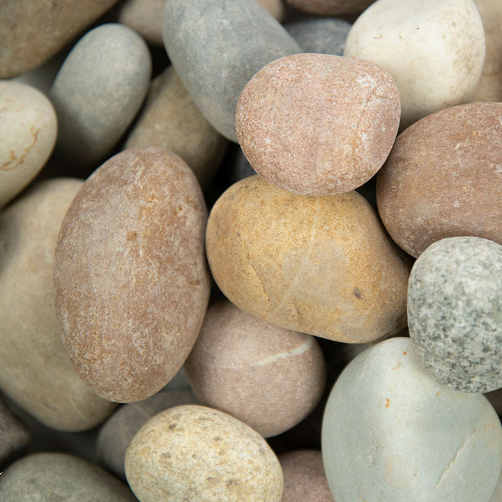 MSI Amazon Multi 0.5 cu. ft. Pebbles, 1 to 2.5 in. — 40 lb Bag (55 Bags/Pallet)
