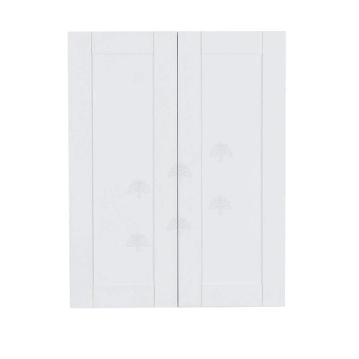 LIFEART CABINETRY Anchester Assembled 30x42x12 in. 2 Door Wall Cabinet with 3 Shelves in Classic White