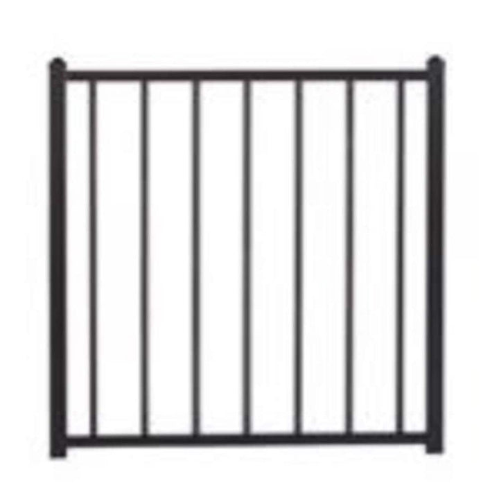 FORTRESS Fe26 34 in. x 34.5 in. Bronze Steel Gate
