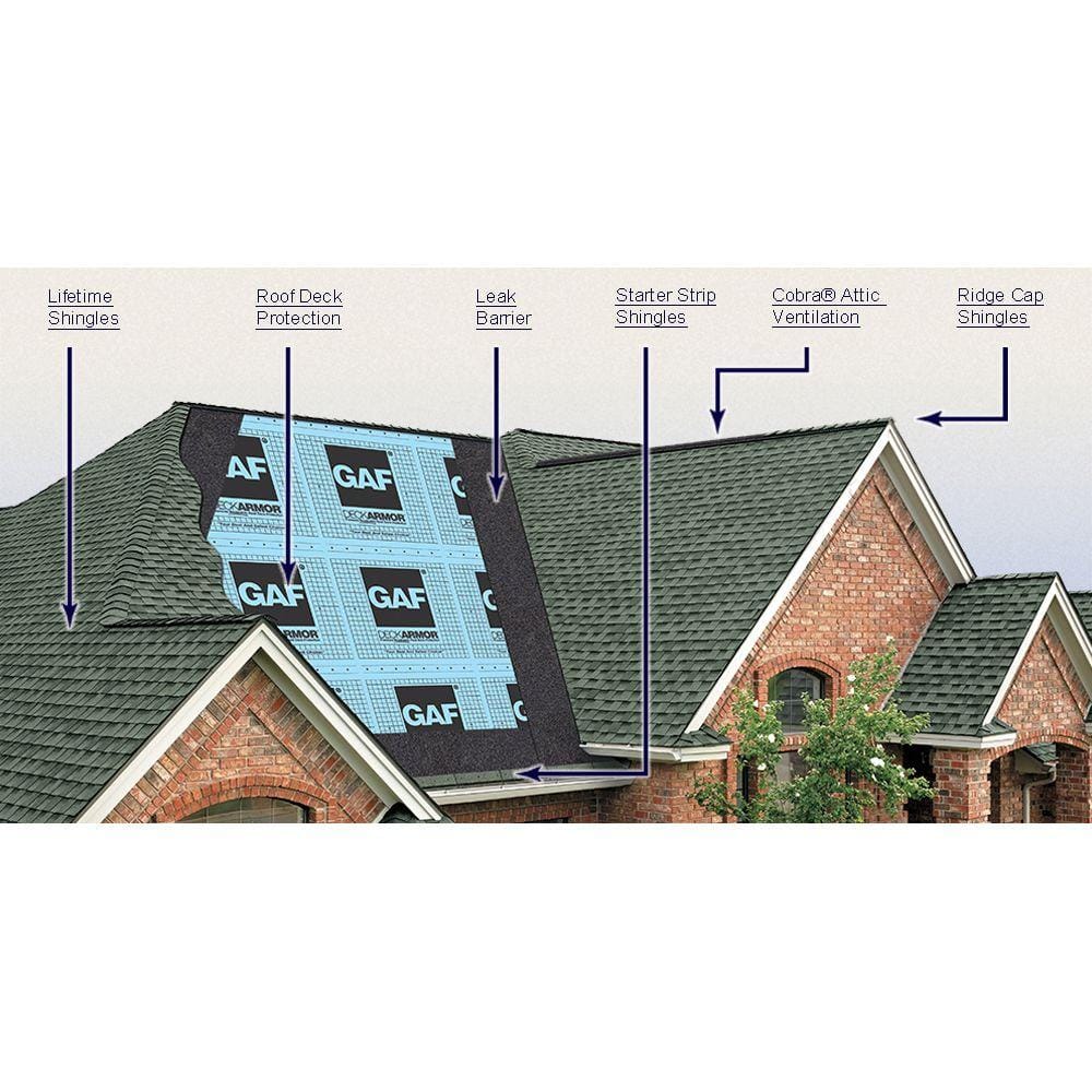 GAF Slateline Antique Slate Designer Laminated Shingles - 33.3 sq. ft. Bundle